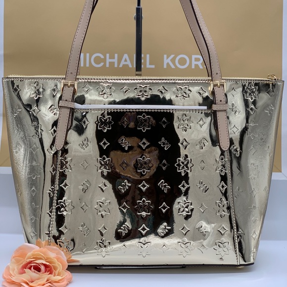 MICHAEL KORS CIARA LG TZ TOTE PALE GOLD 35H9GC6T3Z - Picture 3 of 16